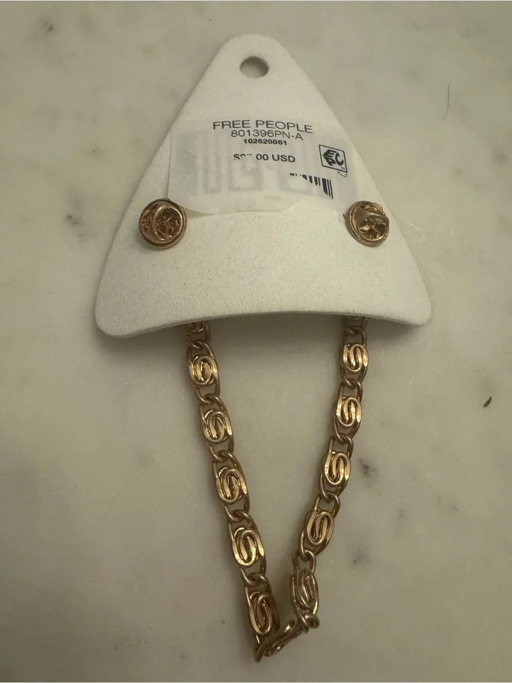NWT Free People Chancellor Star Pin in Gold